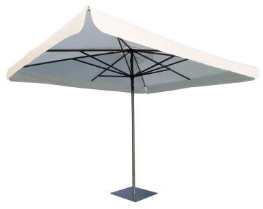 Зонт профессиональный 3х3 м Scolaro Napoli Standard алюминий, акрил антрацит, слоновая кость Фото 7