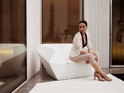 Кресло пластиковое с подушкой Vondom Faz Basic полиэтилен, ткань Фото 26