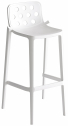 Стул пластиковый барный Gaber Isidoro 76 металл-полимер белый Фото 1