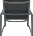 Кресло пластиковое Siesta Contract Pacific Lounge стеклопластик, батилин темно-серый, черный Фото 8