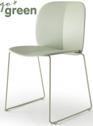 Стул пластиковый на полозьях-thumbs-Фото1