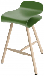 Стул полубарный пластиковый-thumbs-Фото1