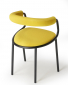 Кресло металлическое c обивкой Scab Design Koala Open сталь, технополимер, шерсть антрацит, желтый Фото 6