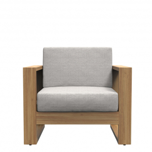 Кресло деревянное с подушками JANUS et Cie Matisse Teak тик, акрил натуральный Фото 3