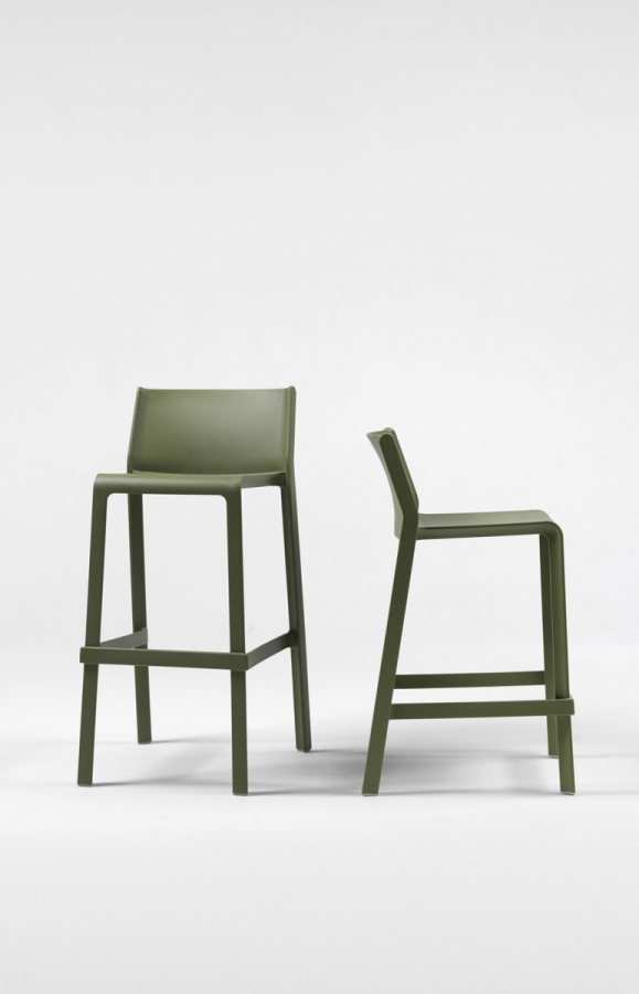 Стул пластиковый полубарный Trill Stool Mini