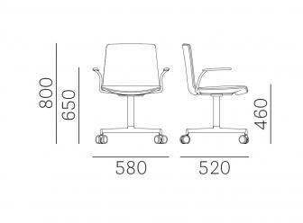 Кресло офисное вращающееся-thumbs-Фото3