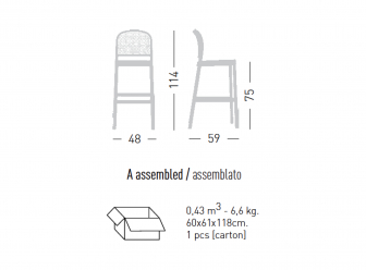 Стул пластиковый барный-thumbs-Фото3