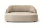 Лаунж-диван с подушкой Grattoni Nest алюминий, олефин тортора, песочный Фото 5