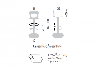 Стул пластиковый барный-thumbs-Фото3