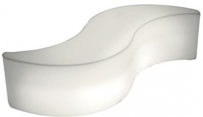 Скамья пластиковая светящаяся SLIDE Wave Lighting полиэтилен белый Фото 9