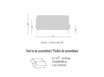 Диван металлический с правым подлокотником-thumbs-Фото3