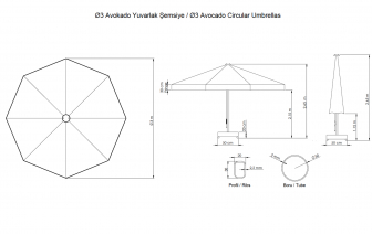 Зонт профессиональный Ø3 м-thumbs-Фото3
