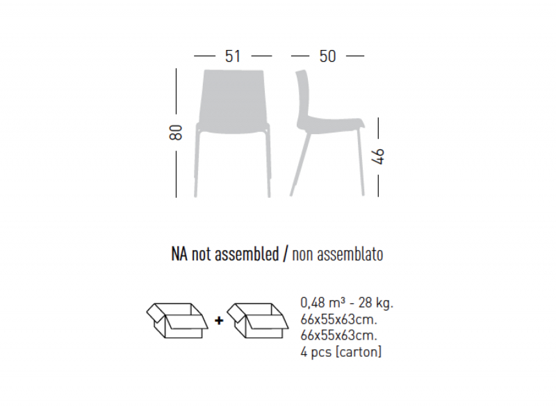 Стул с обивкой Kanvas 2 NA Full
