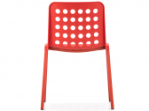 Стул пластиковый PEDRALI Koi-Booki алюминий, стеклопластик красный Фото 6