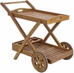 Столик деревянный сервировочный Noemi Trolley
