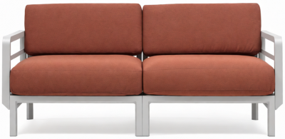 Диван пластиковый с подушками Nardi Maximo 2 стеклопластик, Sunbrella гипс, корица Фото 7