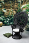 Лаунж-кресло плетеное Garden Relax Peacock искусственный ротанг, лоза, хлопок, полиэстер черный, белый Фото 8