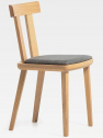 Стул деревянный с обивкой SIPA Milano ясень, ткань Фото 7