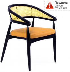 Кресло деревянное с обивкой-thumbs-Фото1