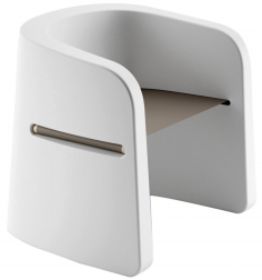 Кресло пластиковое с обивкой-thumbs-Фото1