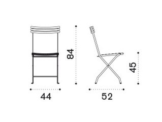 Стул металлический складной-thumbs-Фото3