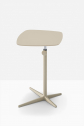 Столик приставной с регулировкой высоты PEDRALI Diego алюминий, сталь, компакт-ламинат HPL песочный Фото 10