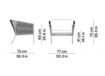 Лаунж-кресло плетеное с подушками-thumbs-Фото3