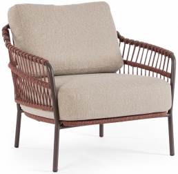 Кресло лаунж плетеное с подушками-thumbs-Фото1