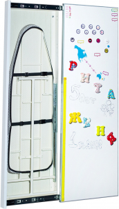 Доска гладильная встроенная Belboard Magnetica железо, дерево белый Фото 4