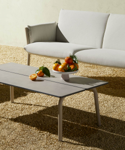 Столик кофейный ламинированный Scab Design Brezza сталь, компакт-ламинат HPL тортора, тортора шпатель Фото 13