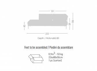 Кушетка металлическая с левым подлокотником-thumbs-Фото3