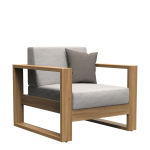 Кресло деревянное с подушками JANUS et Cie Matisse Teak тик, акрил натуральный Фото 5