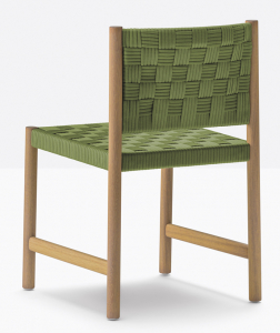 Стул деревянный плетеный PEDRALI Griante тик, роуп натуральный, антрацит Фото 5