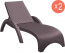 Комплект плетеных шезлонгов Siesta Contract GS 1009 (Fiji) Set 2 стеклопластик коричневый Фото 1