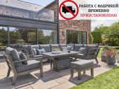 Комплект металлической мебели Life Outdoor Living Timber Lounge алюминий, керамика, ткань лава, бетон, карбон Фото 1