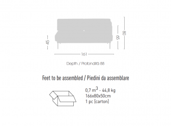 Диван металлический с левым подлокотником-thumbs-Фото3