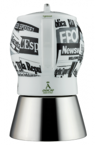 Кофеварка гейзерная Ancap Espressina Classic фарфор деколь Stampa Фото 5