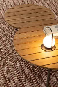 Комплект кофейных столиков Garden Relax Corbeta сталь, тик натуральный Фото 6