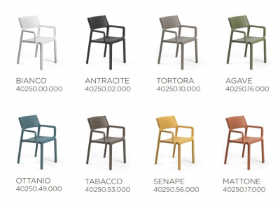 Кресло пластиковое Nardi Trill Armchair стеклопластик табак Фото 3