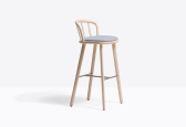 Стул барный с обивкой PEDRALI Nym ясень, сталь, ткань Фото 5