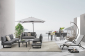 Комплект металлической лаунж мебели Garden Relax Konnor алюминий, ткань антрацит Фото 18
