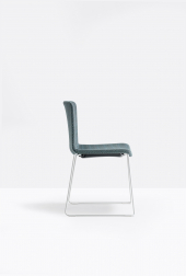 Стул с обивкой на полозьях Tweet