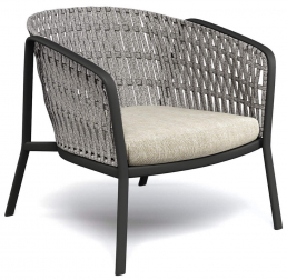 Лаунж-кресло металлическое с подушкой-thumbs-Фото1