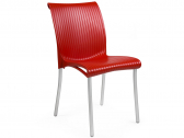 Стул пластиковый Nardi Regina пластик, алюминий красный Фото 1