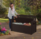 Скамья-сундук пластиковая Keter Patio Bench полипропилен коричневый Фото 5
