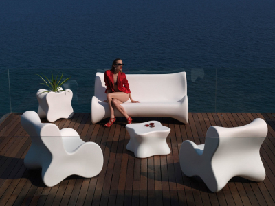 Столик пластиковый кофейный Vondom Pal Basic полиэтилен Фото 4