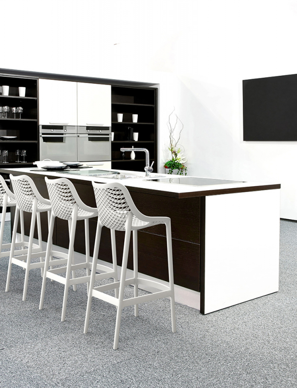 Стул пластиковый барный Air Bar 75