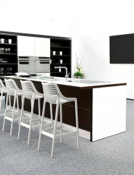 Стул пластиковый барный Air Bar 75