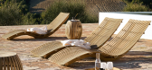 Лежак деревянный Unopiu Swing тик Фото 16