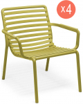 Комплект пластиковых кресел Doga Relax Set 4